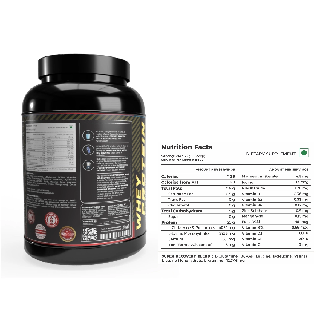 Whey Protein With Bio Enzyme (1kg)